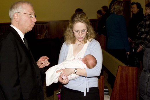 Taufe von Janna Lina Mußmann am 11. Januar 2009